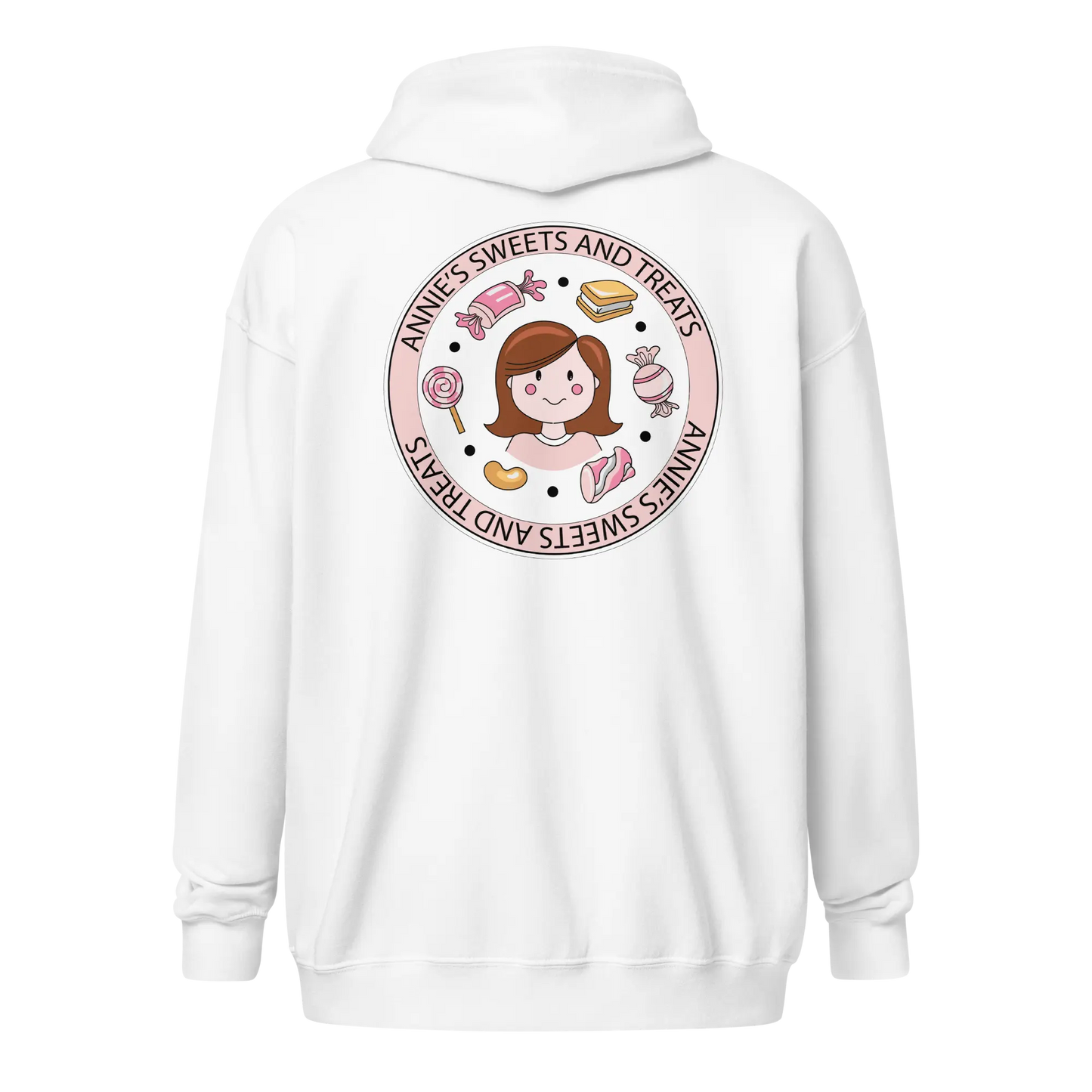 Annie's Sweets and Treats Unisex heavy blend zip hoodie My Store
