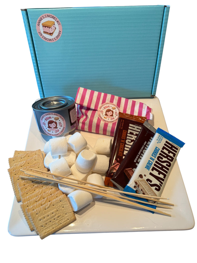 American Smores Kit - Authentic Hershey's Chocolate Marshmallow Toasting Gift Box
