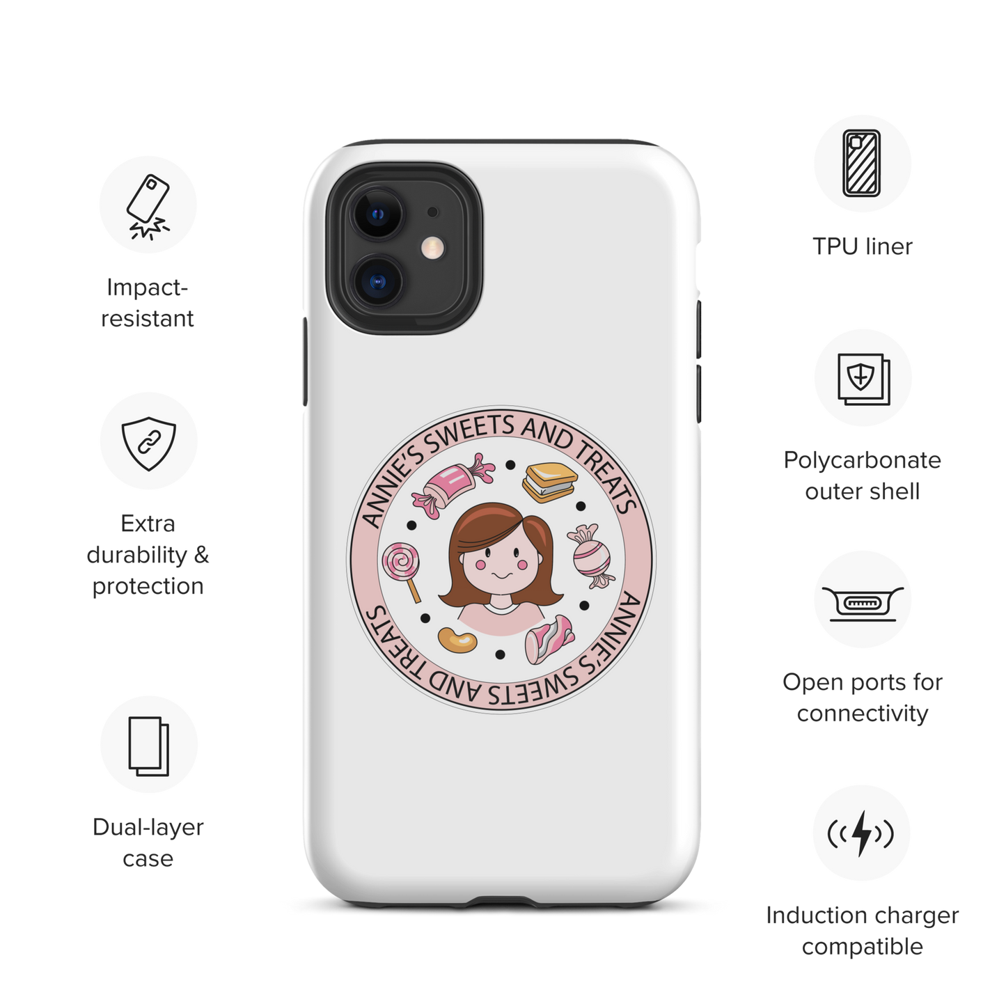 Annie's Sweets and Treats Tough Case for iPhone®