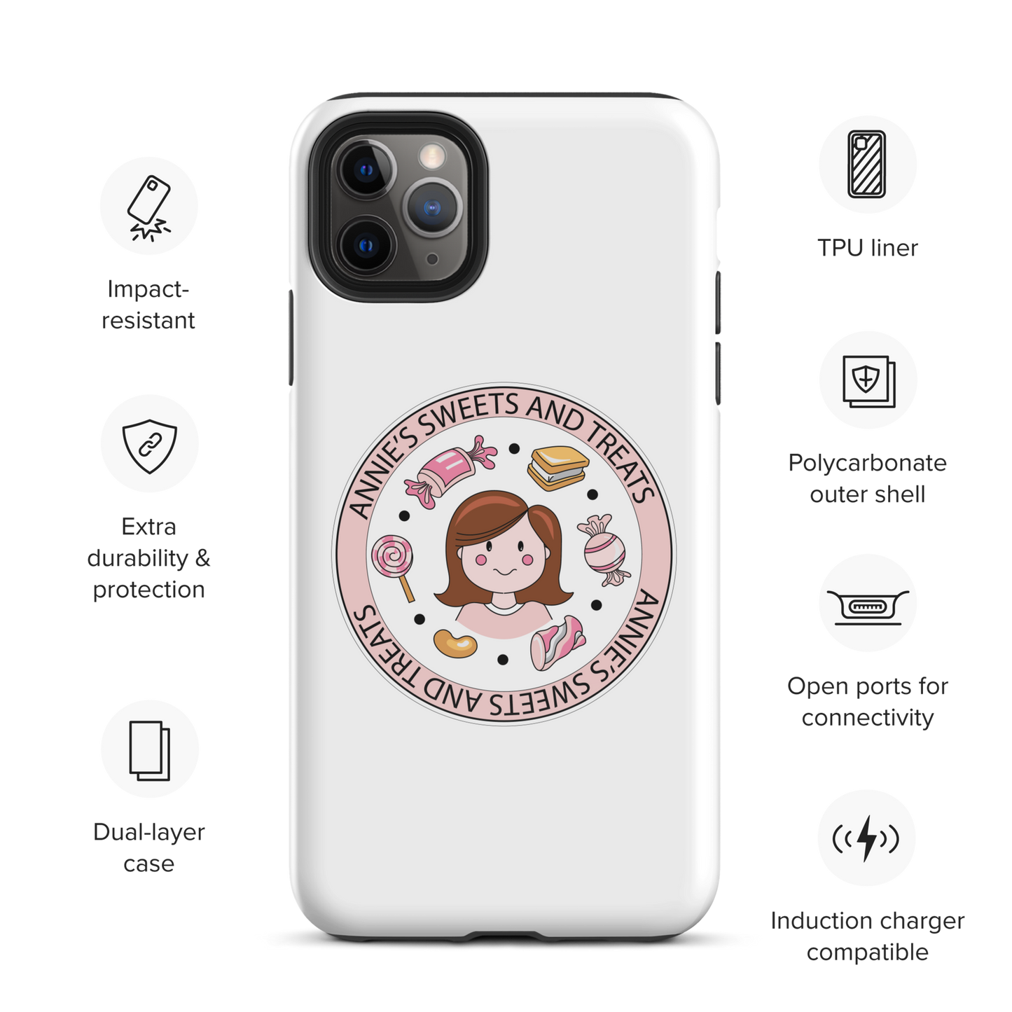 Annie's Sweets and Treats Tough Case for iPhone®