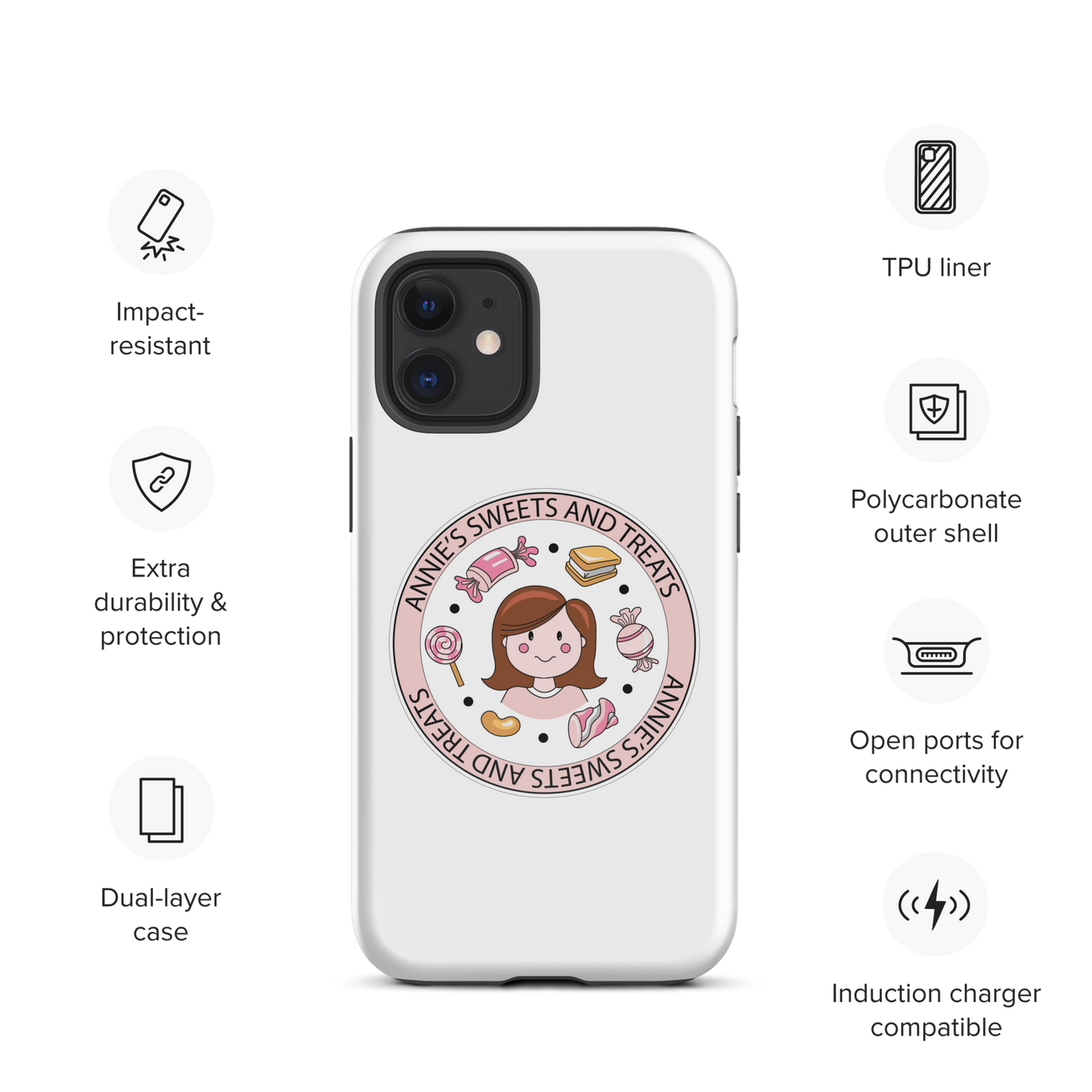 Annie's Sweets and Treats Tough Case for iPhone®