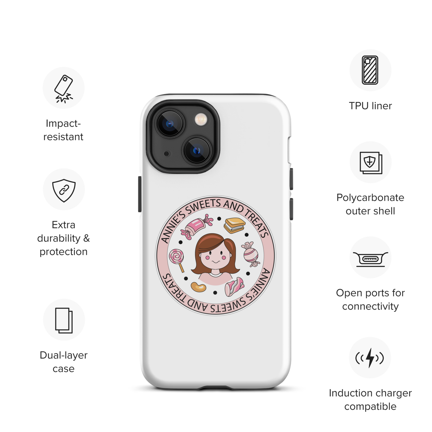 Annie's Sweets and Treats Tough Case for iPhone®