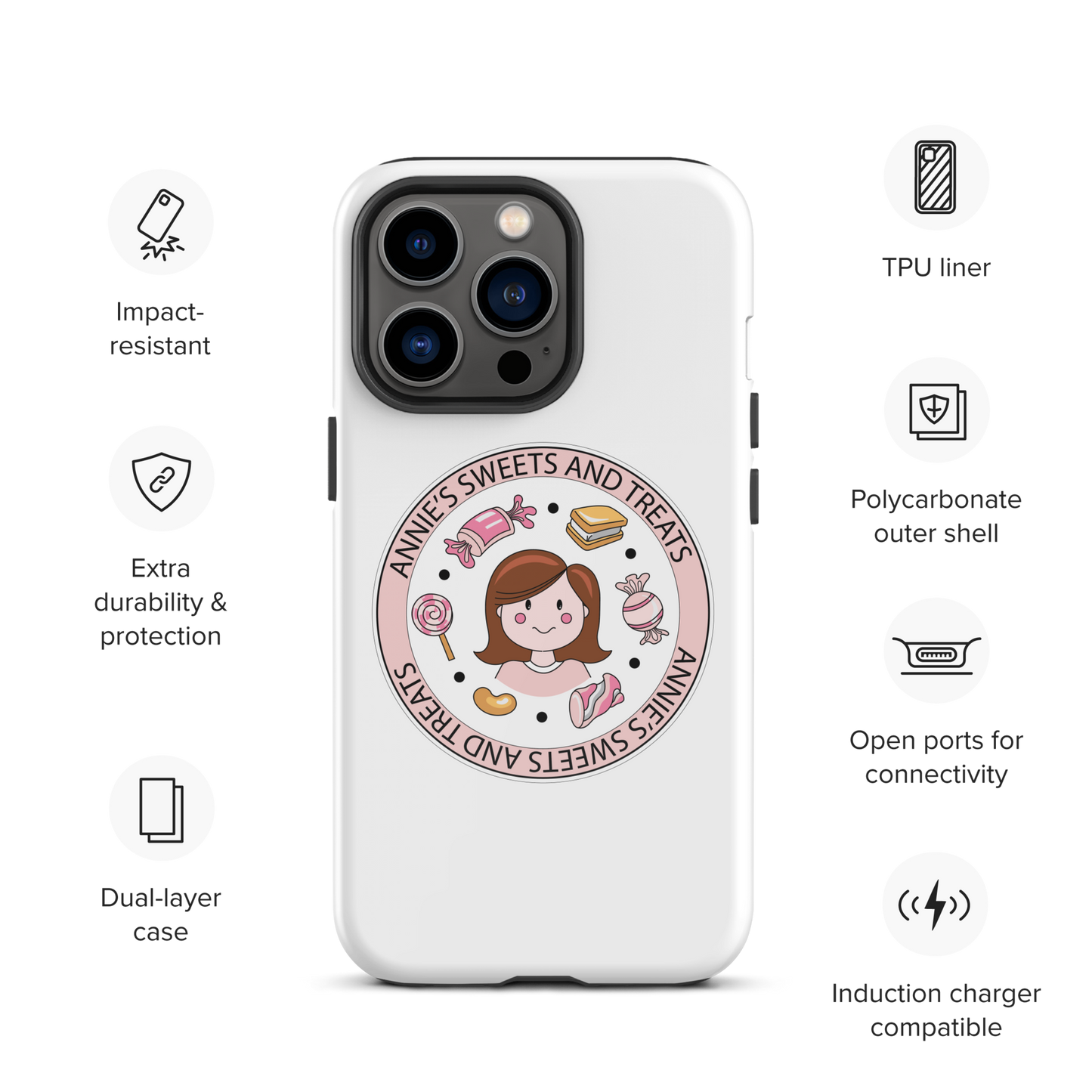 Annie's Sweets and Treats Tough Case for iPhone®