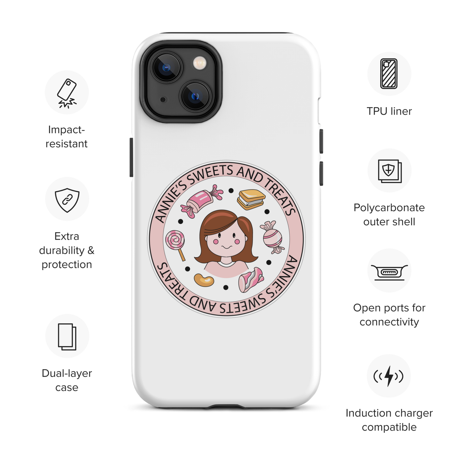 Annie's Sweets and Treats Tough Case for iPhone®