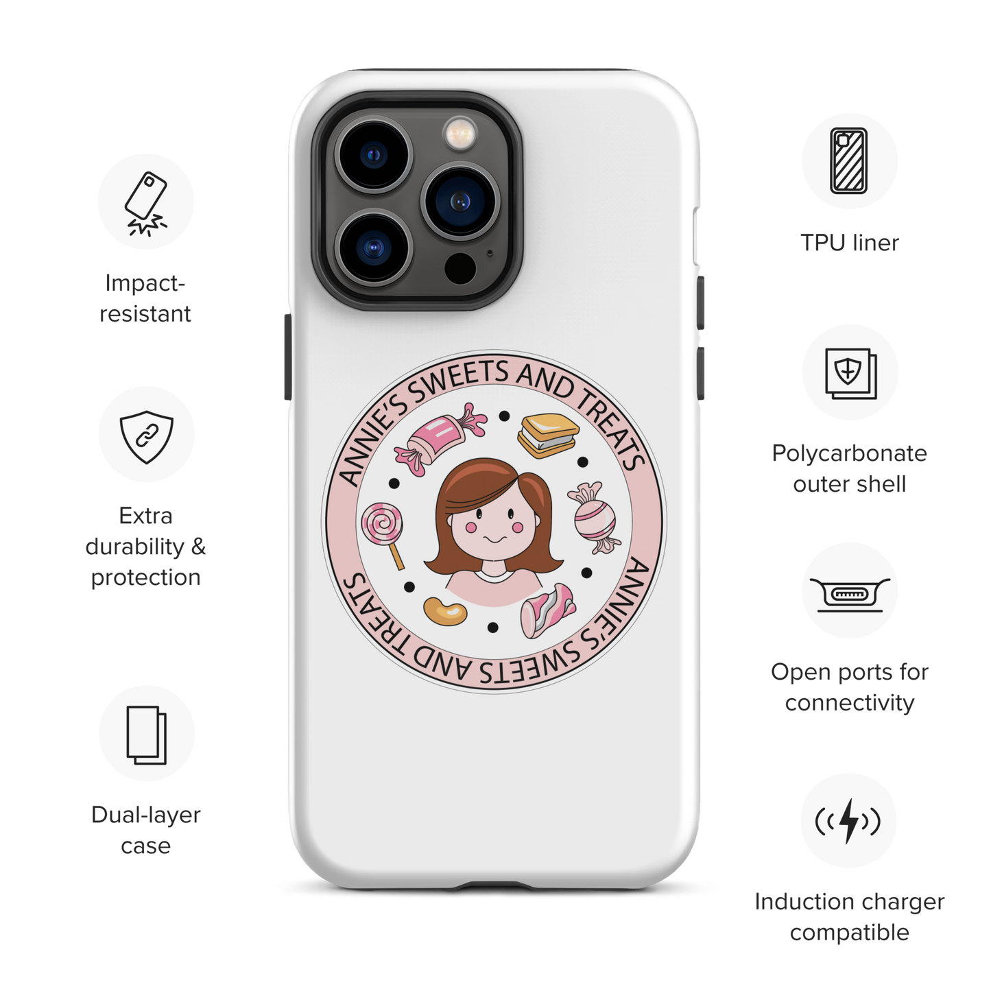 Annie's Sweets and Treats Tough Case for iPhone®