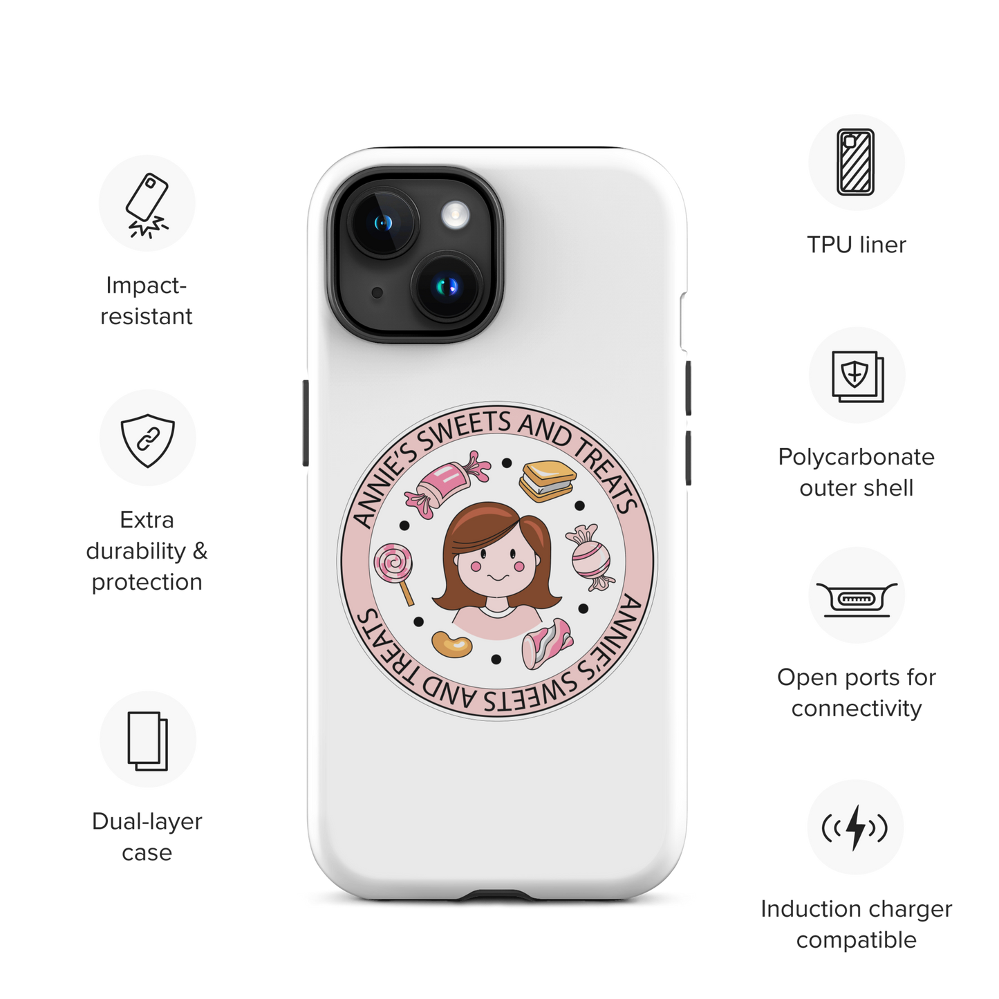 Annie's Sweets and Treats Tough Case for iPhone®