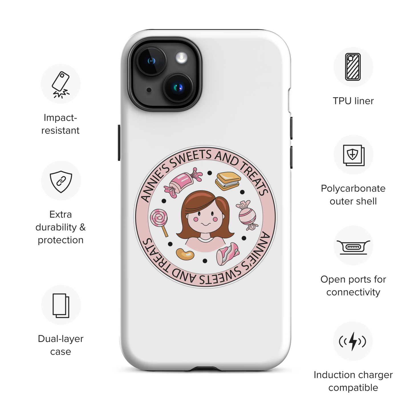 Annie's Sweets and Treats Tough Case for iPhone®