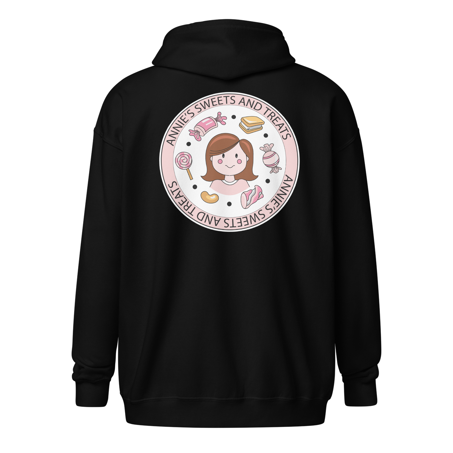 Annie's Sweets and Treats Unisex heavy blend zip hoodie