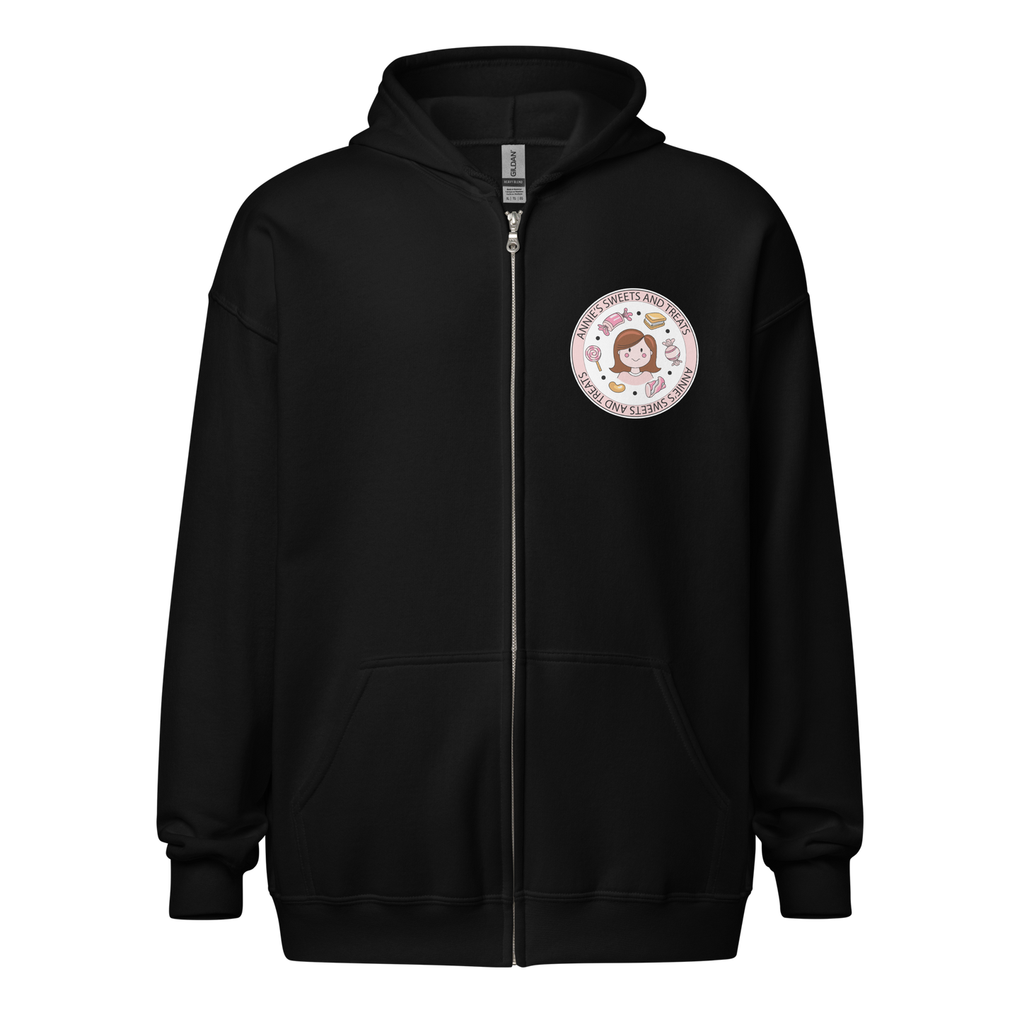 Annie's Sweets and Treats Unisex heavy blend zip hoodie