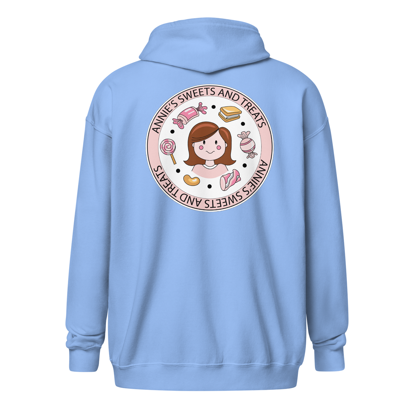 Annie's Sweets and Treats Unisex heavy blend zip hoodie