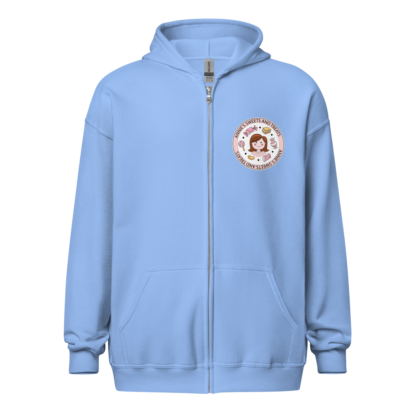 Annie's Sweets and Treats Unisex heavy blend zip hoodie