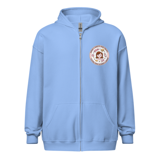 Annie's Sweets and Treats Unisex heavy blend zip hoodie