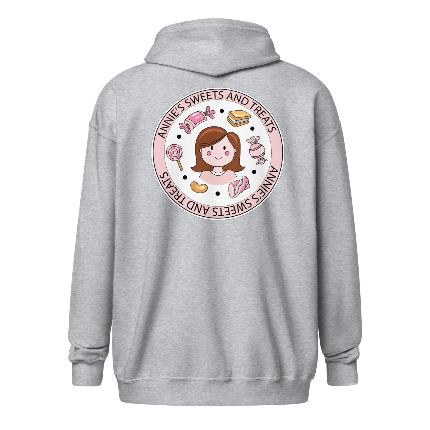 Annie's Sweets and Treats Unisex heavy blend zip hoodie