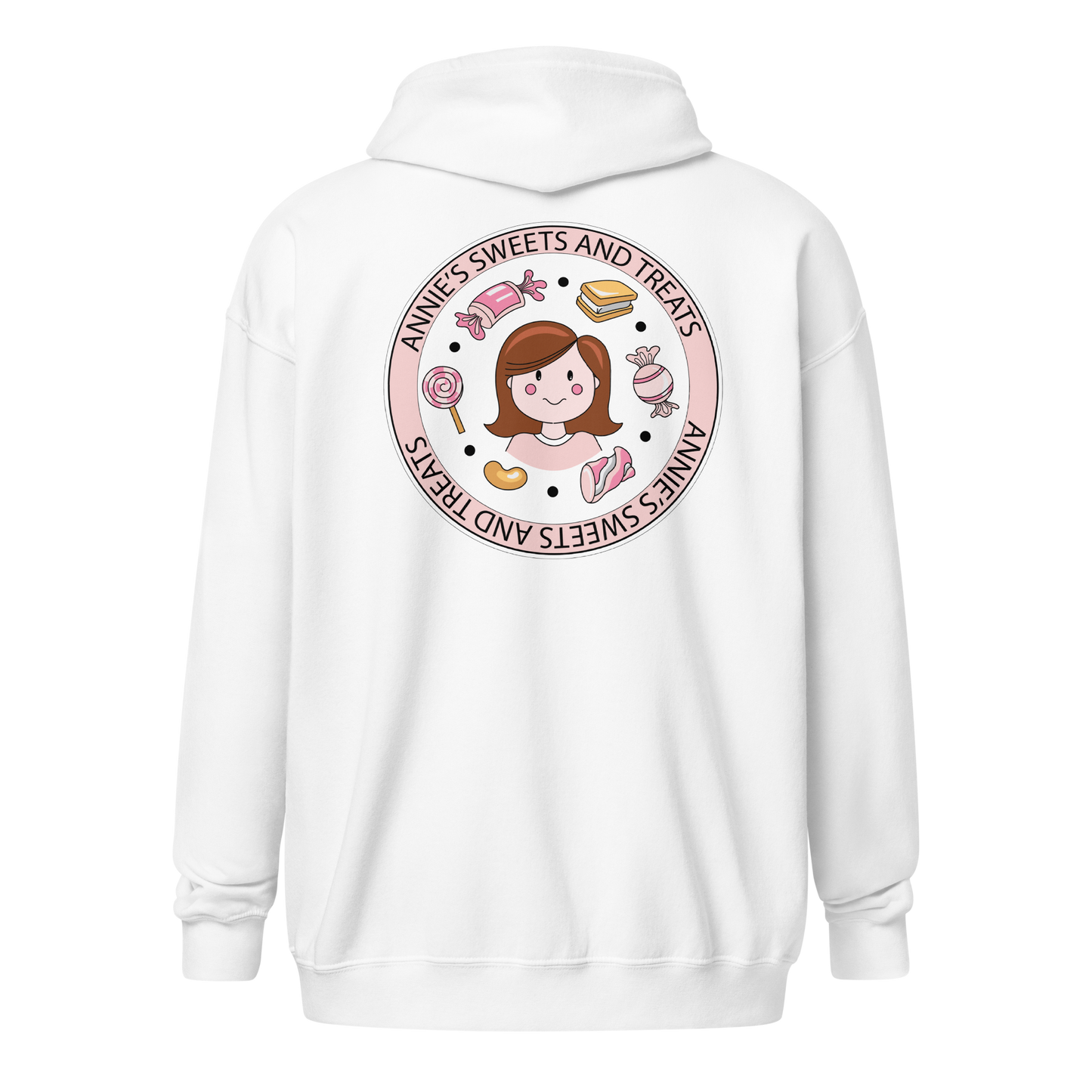 Annie's Sweets and Treats Unisex heavy blend zip hoodie