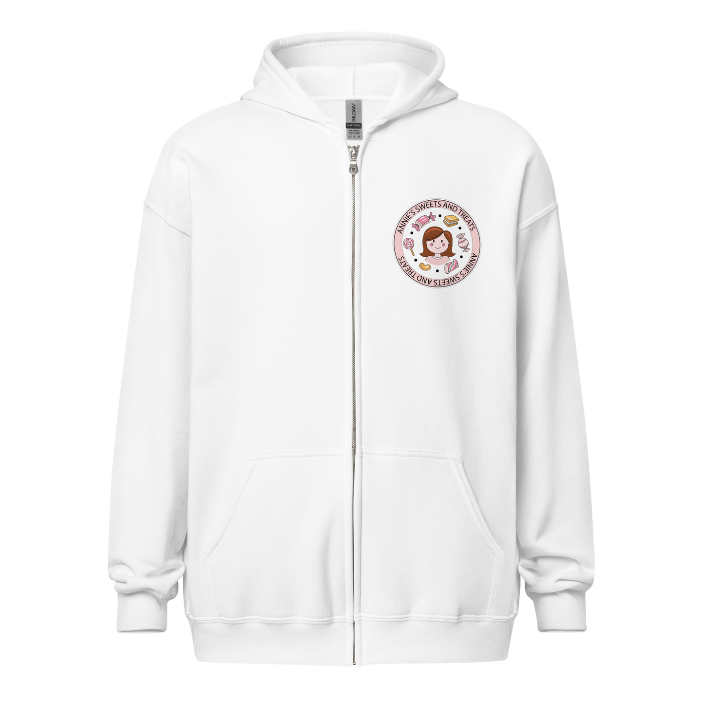 Annie's Sweets and Treats Unisex heavy blend zip hoodie